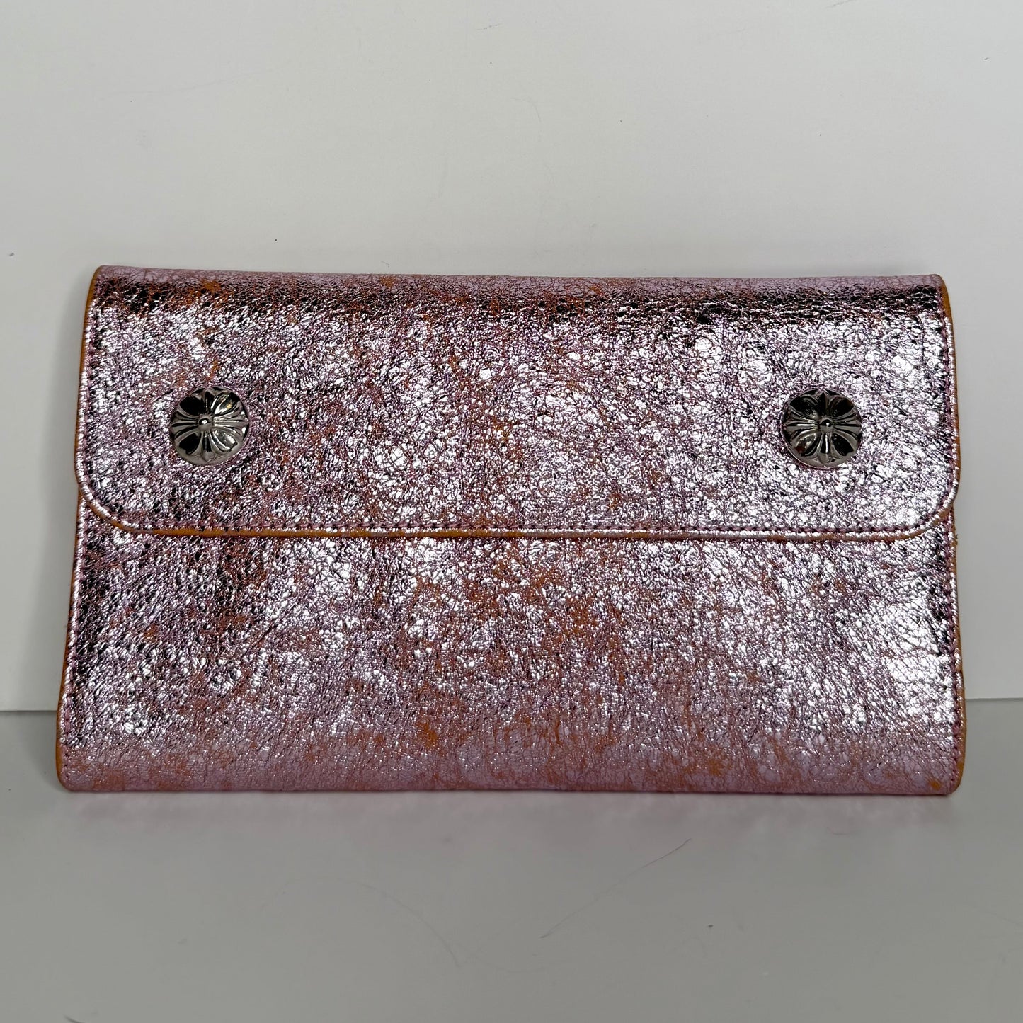 CH Pink Metallic Wave Wallet