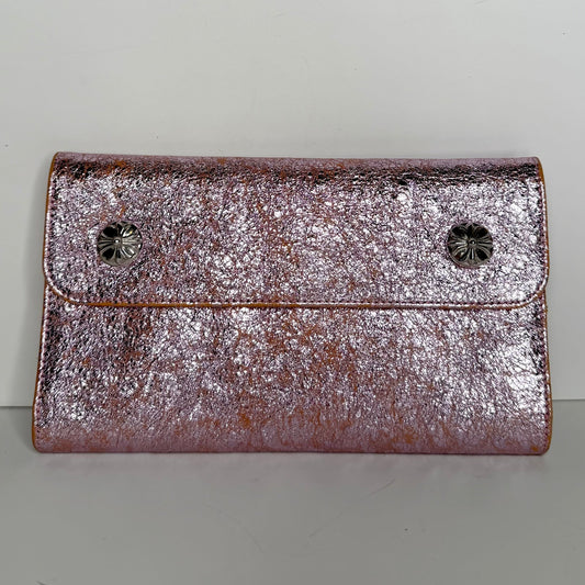 CH Pink Metallic Wave Wallet