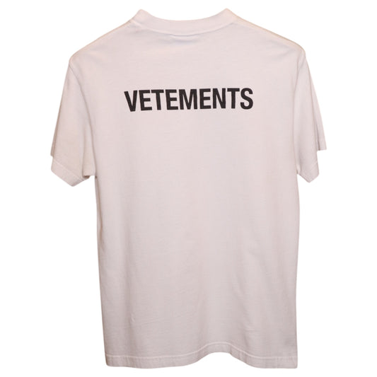 Vetements White Staff Tee