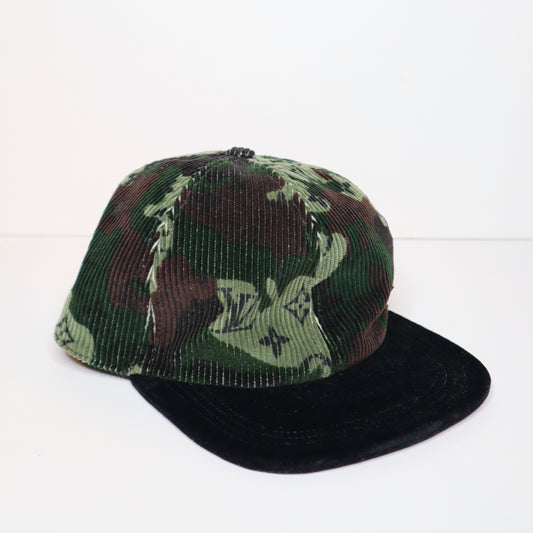 L V Easy Fit Camo Khaki Cap