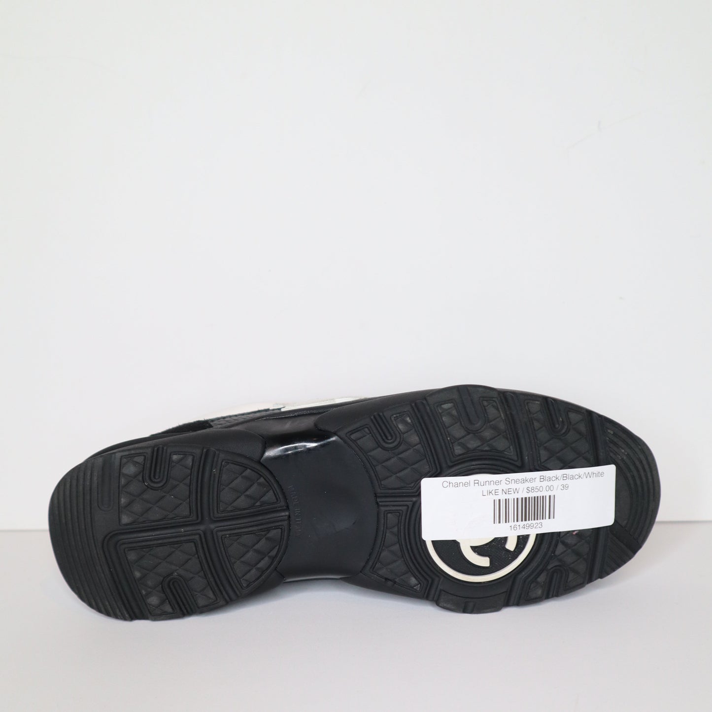 Chanel Runner Sneaker Black/Black/White
