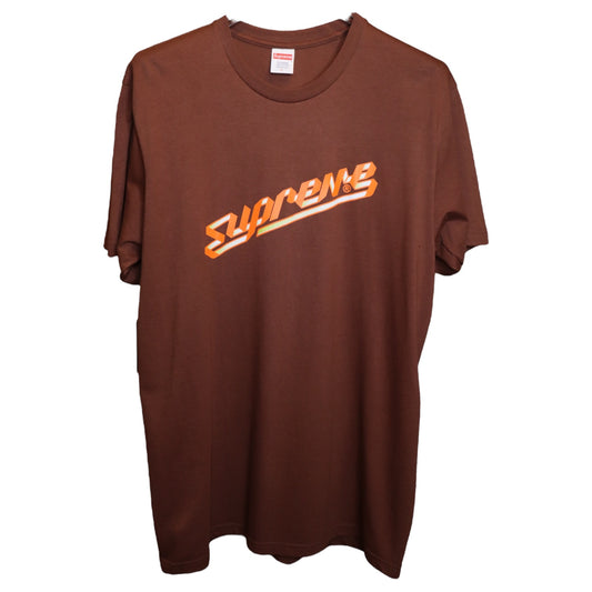 Supreme Banner Brown Tee