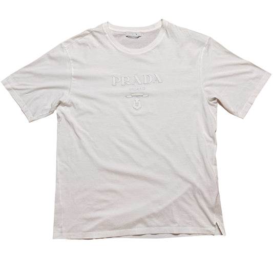 Prada Raised Logo Tee