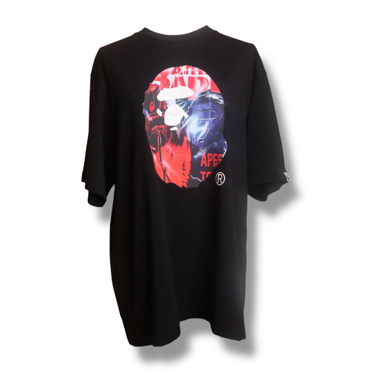Bape Black Photo Ape Head Tee