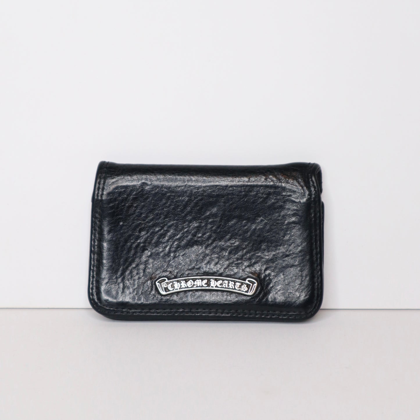 CH Scroll Logo Bifold Cardholder Leather Wallet