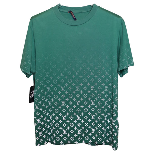 L V Gradient Tee Green