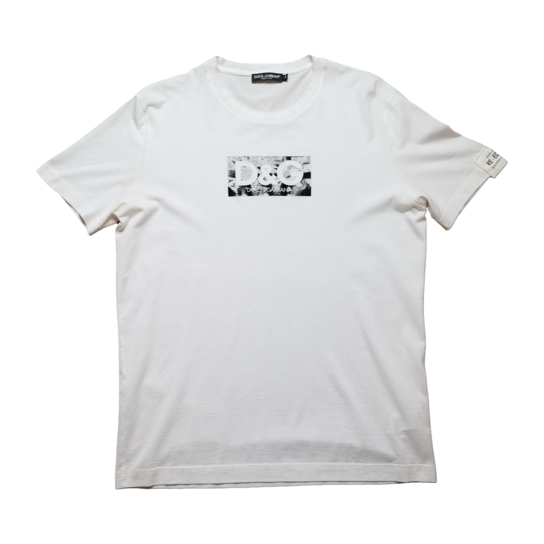 Dolce & Gabbana Logo Tee White