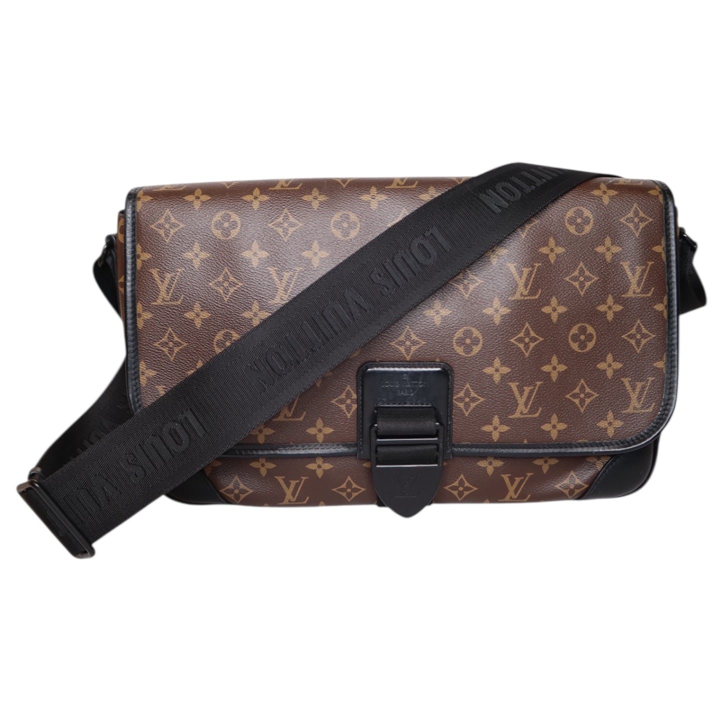 L V Monogram Archy Messenger Bag