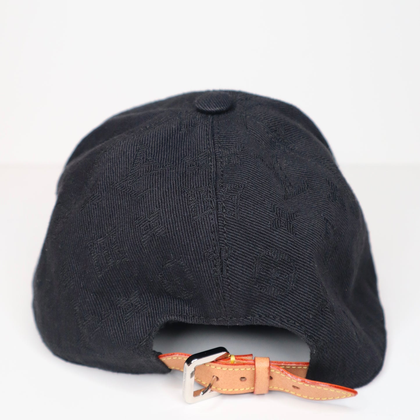 L V Black Denim Hat