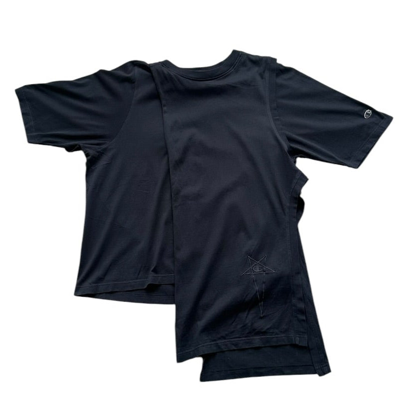 Rick Owens x Champion Black Tee