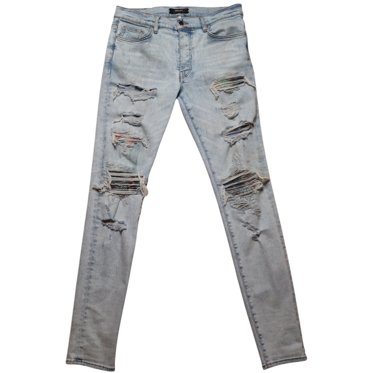 Amiri Tye Dye Patches Jeans
