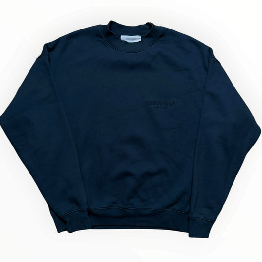 Essentials Black Crewneck