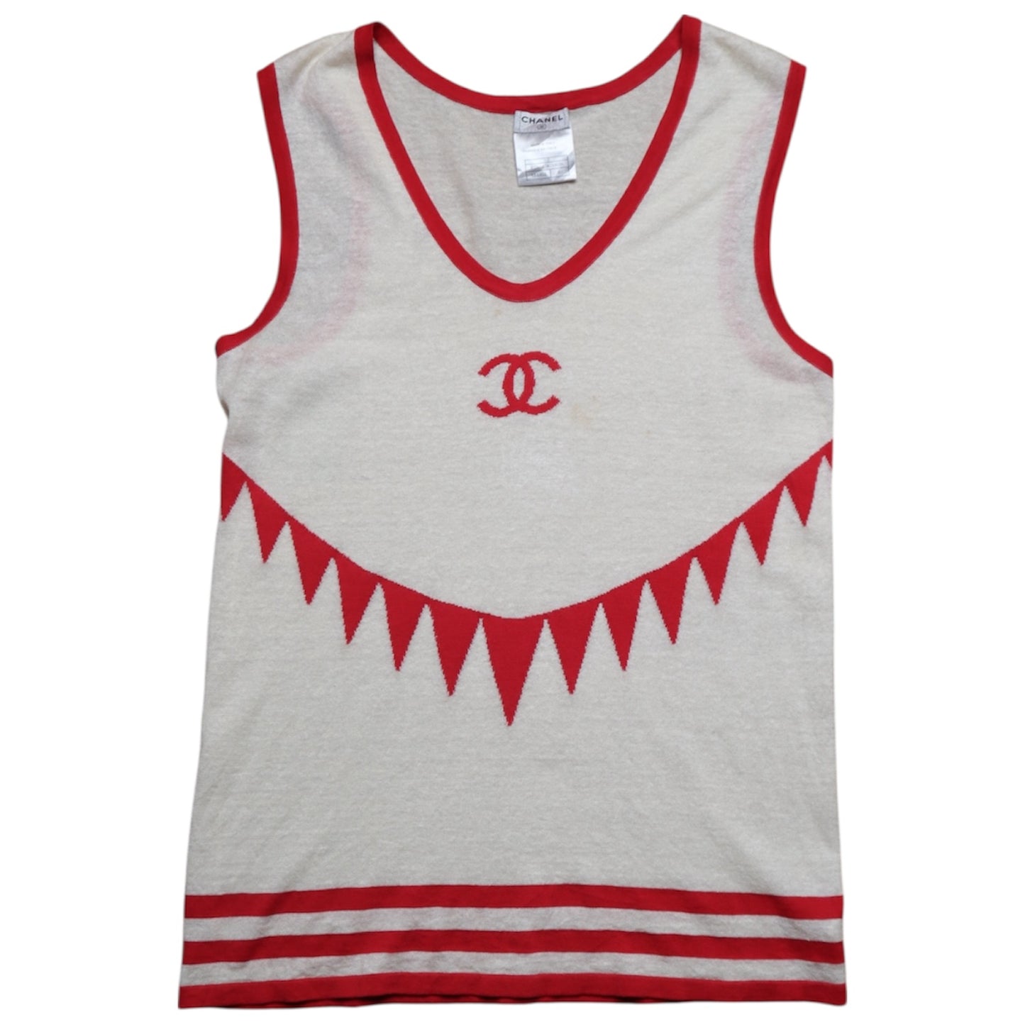 Vintage Chanel Knitted Tank Tee