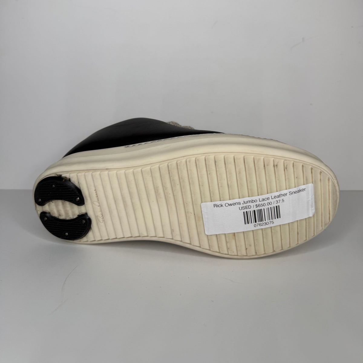 Rick Owens Jumbo Lace Leather Sneaker