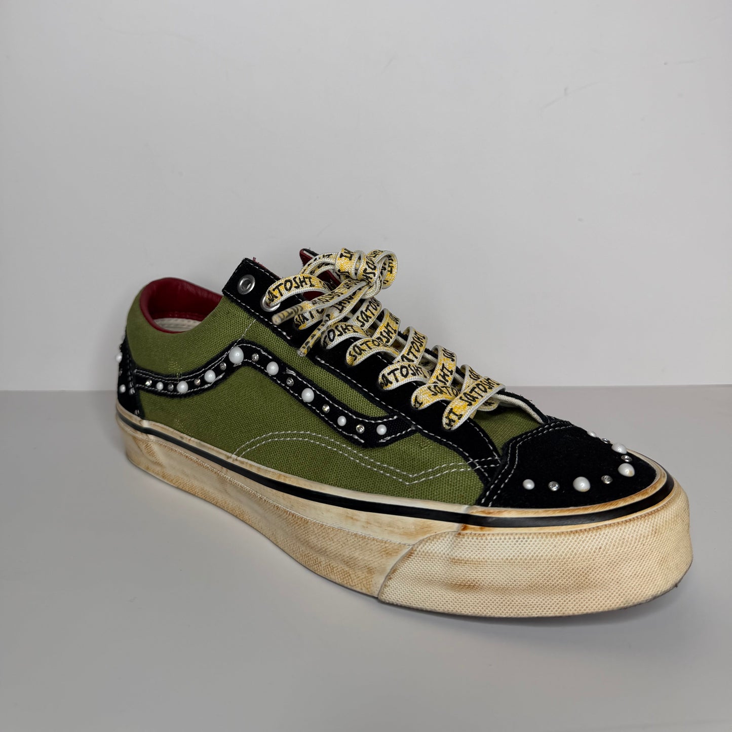 Vans OTW Old Skool Reissue 36 x Satoshi Nakamoto Pearlized Army