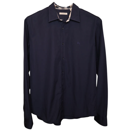 Burberry Navy LS Button Up