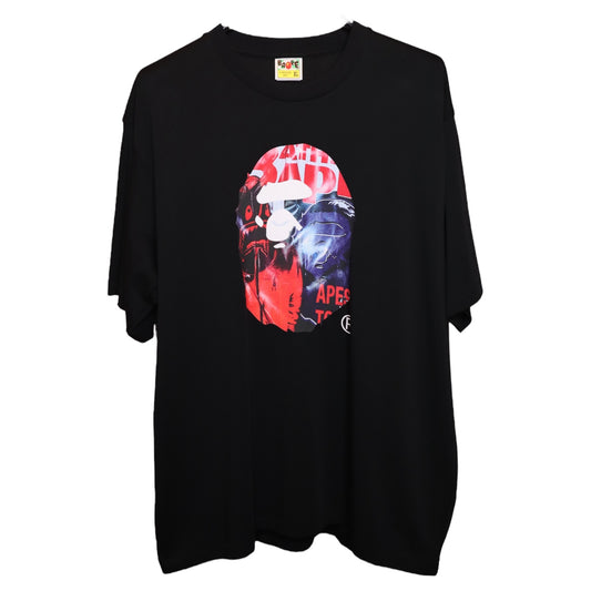 Bape Black Photo Ape Head Tee