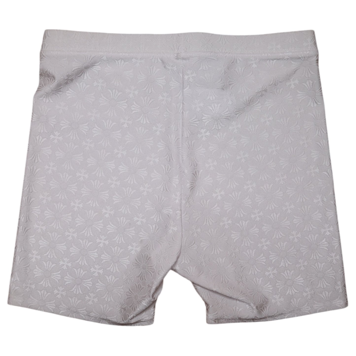 CH Monogram Biker Shorts White