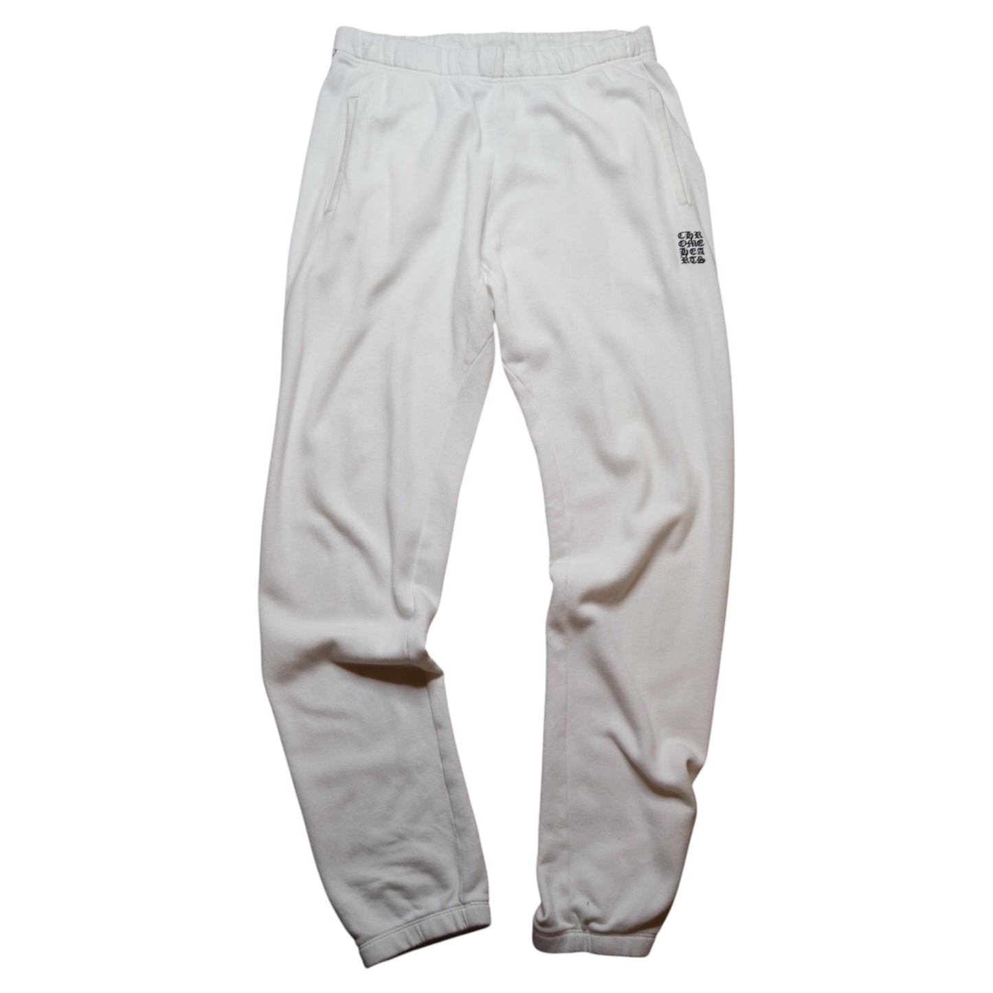 CH Vertical Logo Sweatpants White