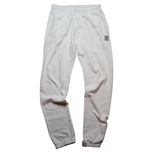 CH Vertical Logo Sweatpants White