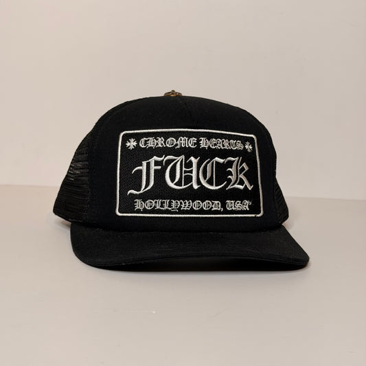CH Fuck Black Trucker Hat