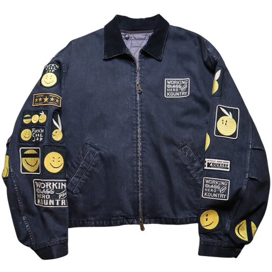 Kapital 14oz Denim Drizzler Anarchy Jacket