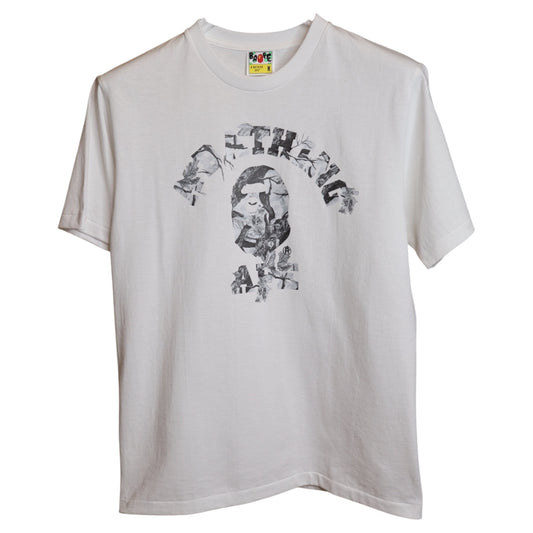 Bape Tree Camo White Tee