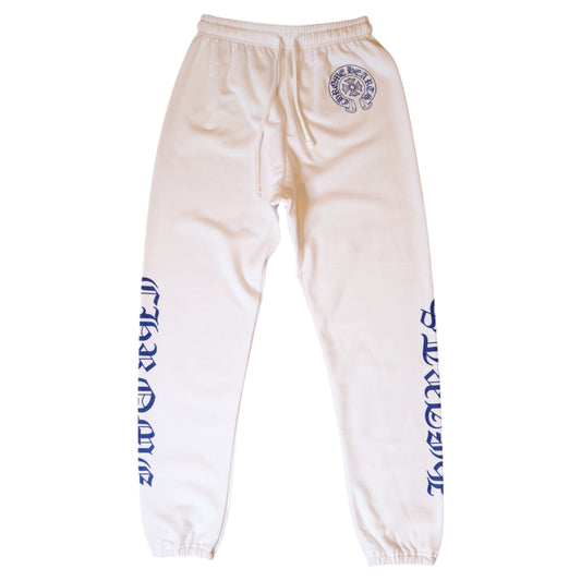CH White/Blue Sweatpants