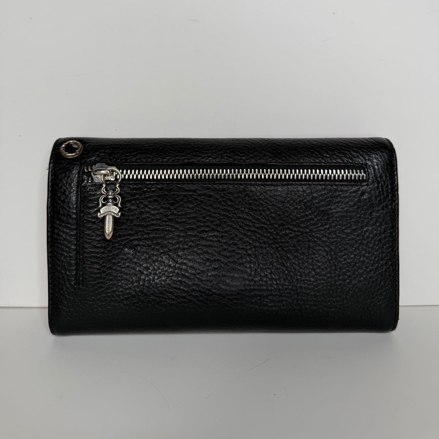 CH Heavy Weight Blk Leather Wave Wallet