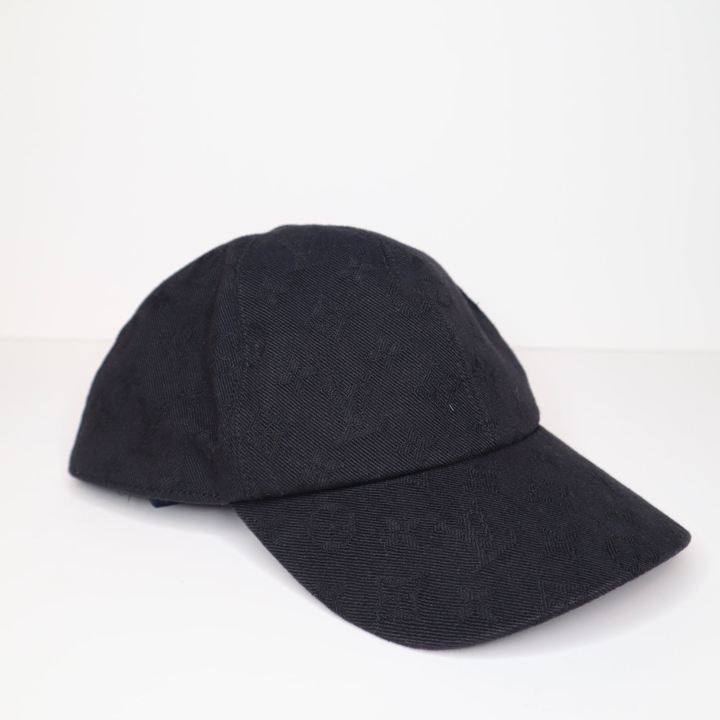 L V Black Denim Hat