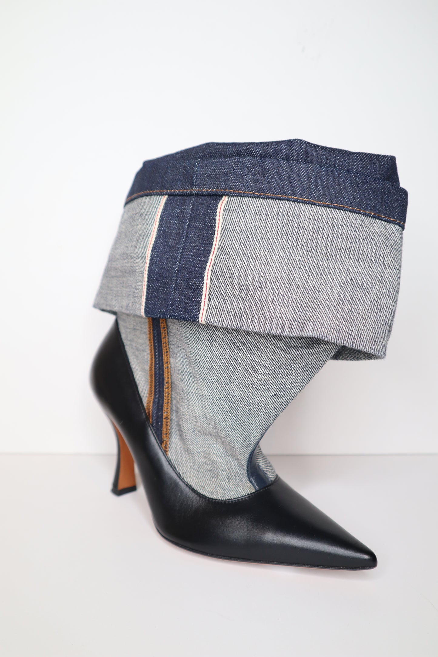 Loewe Denim Boot Heel