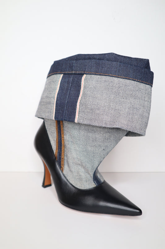 Loewe Denim Boot Heel