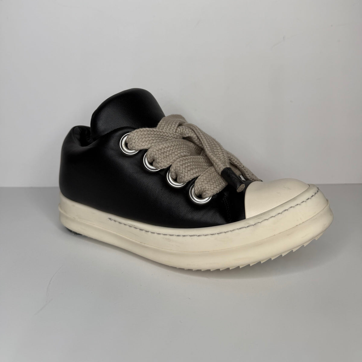Rick Owens Jumbo Lace Leather Sneaker