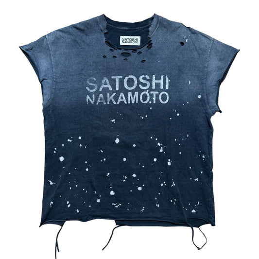 Satoshi Nakamoto Cut Off Tank Top Tee