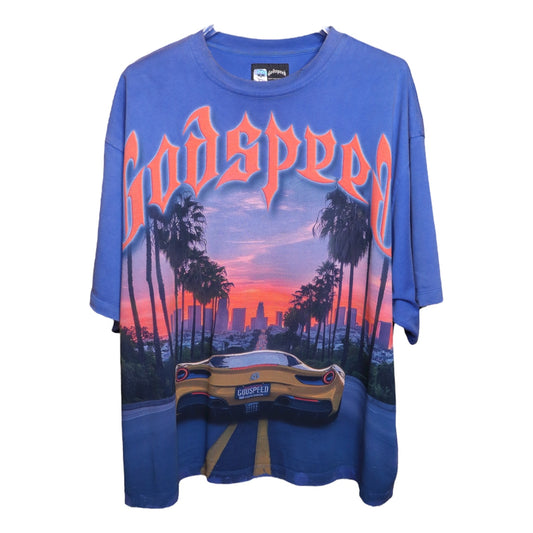 Godspeed Blue Sunset Tee