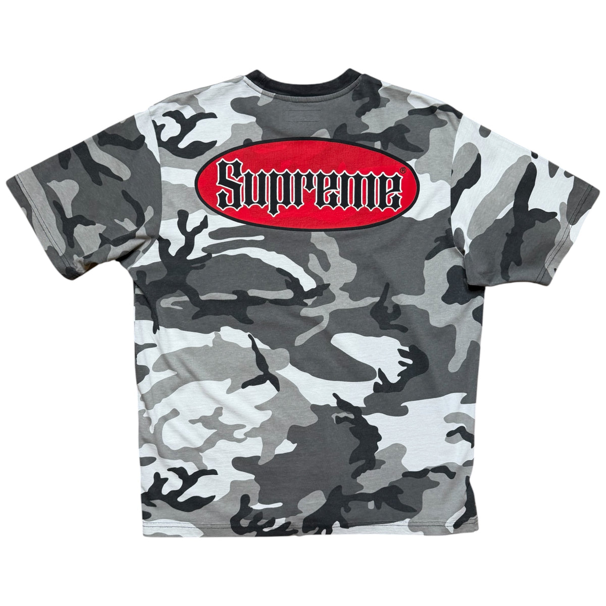 Supreme Cracked Pocket Tee Snow Camo
