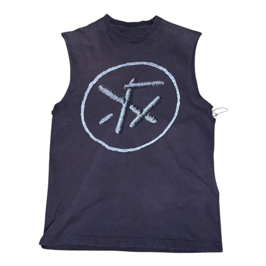 Travis Scott Brown Cut Off Tee