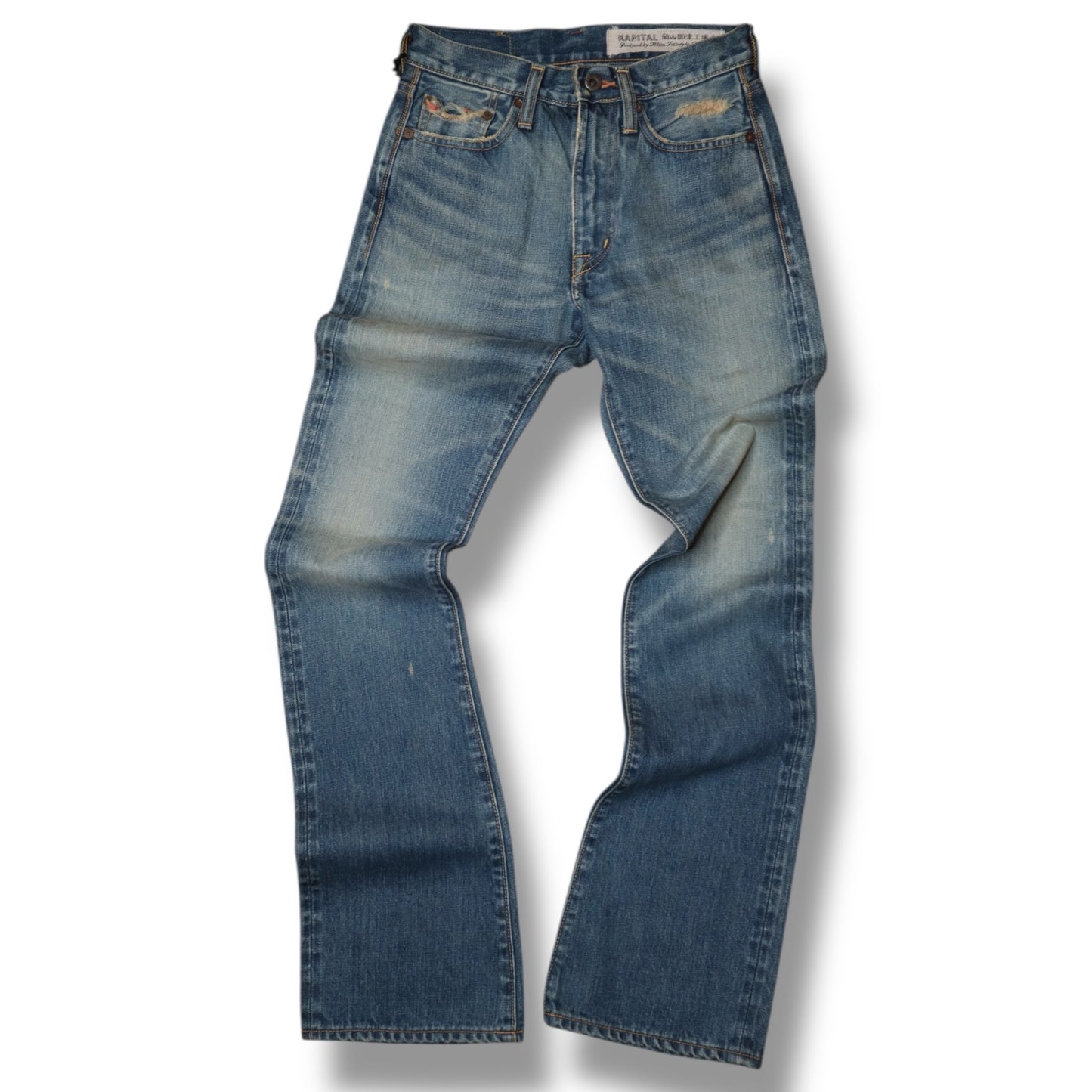 Kapital Womens Japanese Light Denim Jeans