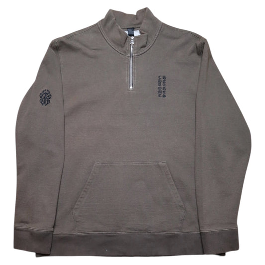 CH Vertical Logo Quarter Zip Sweater