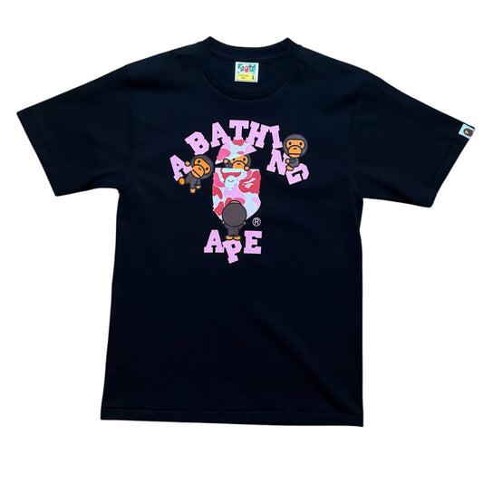 Bape ABC Camo Pink Milo Tee
