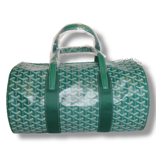 Goyard Green Barrel 40 Sports Bag
