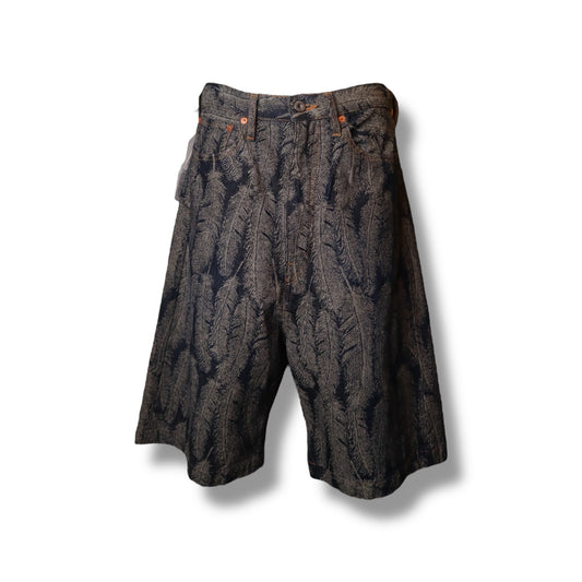 Kapital Feather Denim Shorts