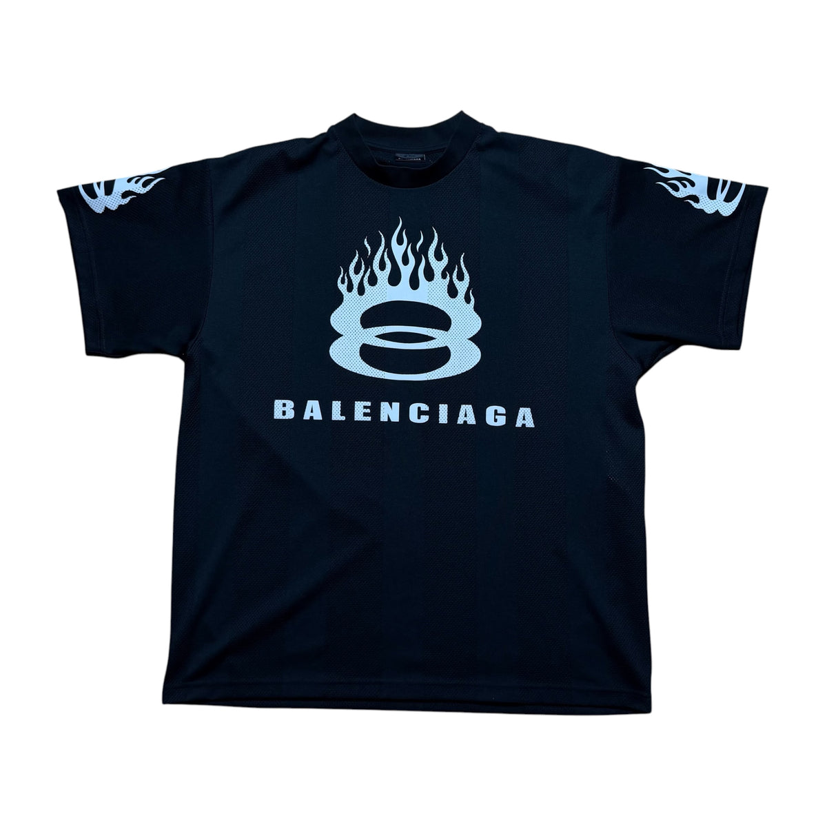 Balenciaga Burning Unity Mesh Jersey