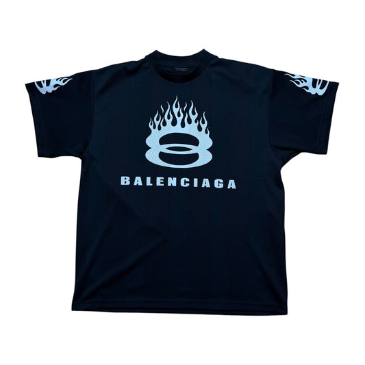 Balenciaga Burning Unity Mesh Jersey