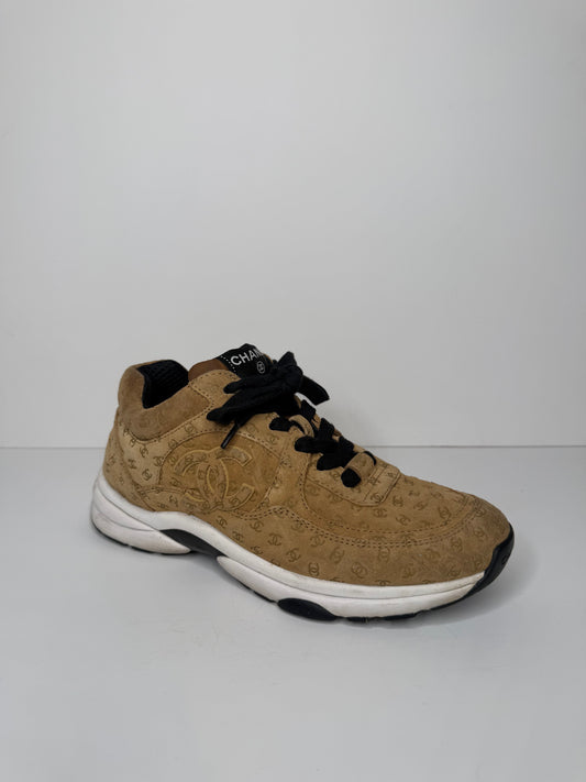 Chanel Beige 22A Sneakers