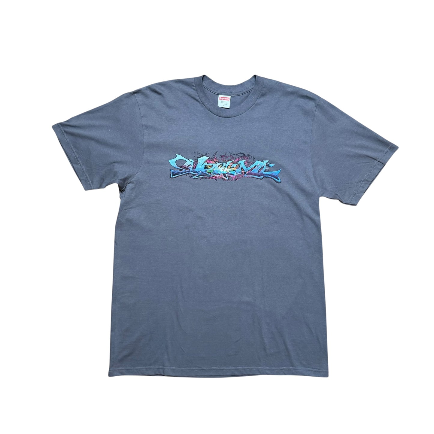 Supreme Tag Tee Charcoal