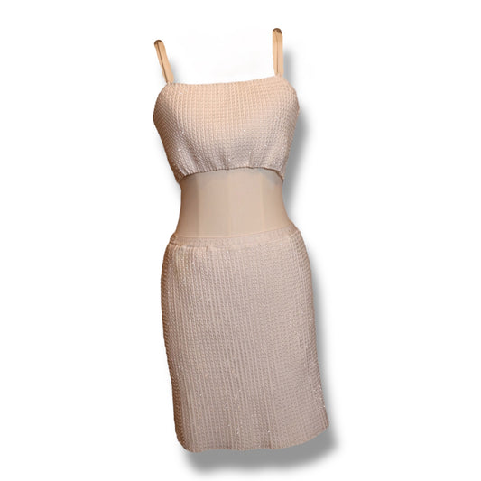 Alexander Wang Crystal Skirt Set