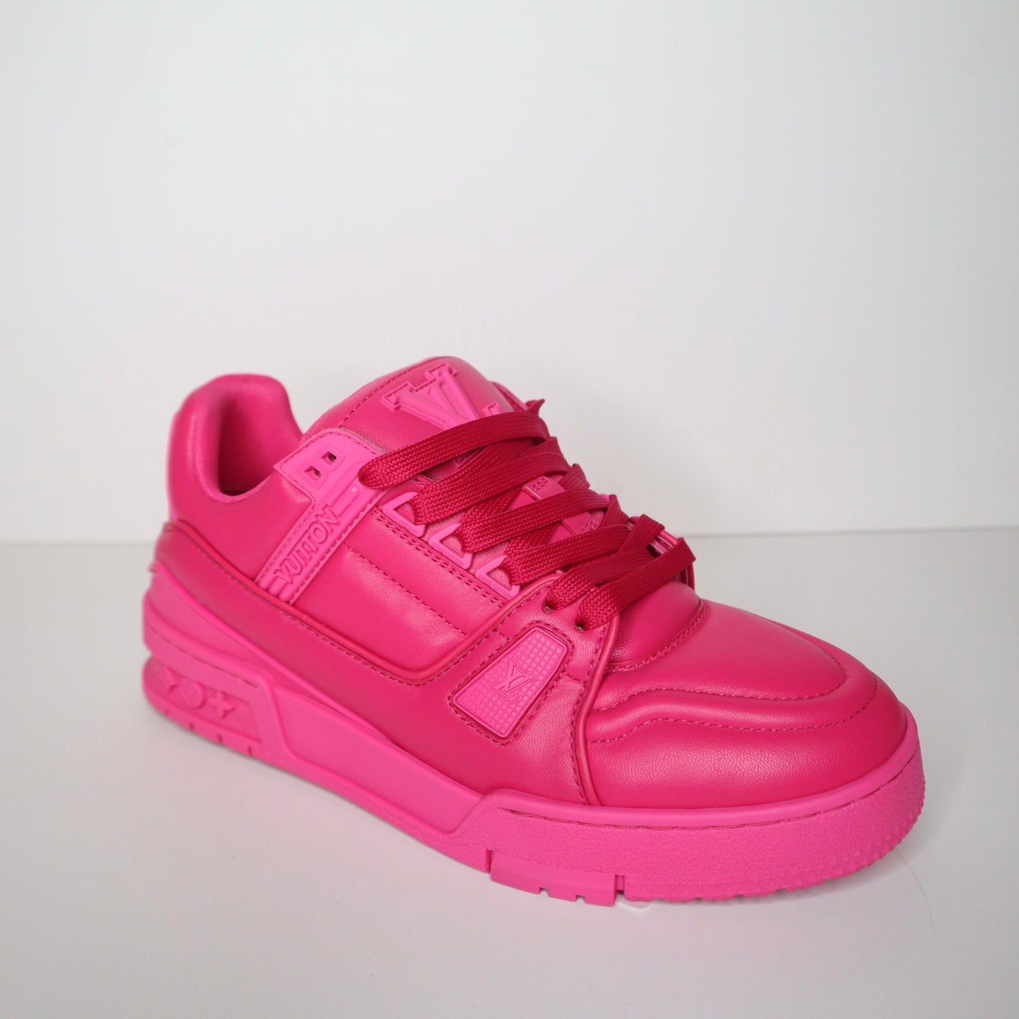 L V Hot Fuchsia Trainer Sneaker