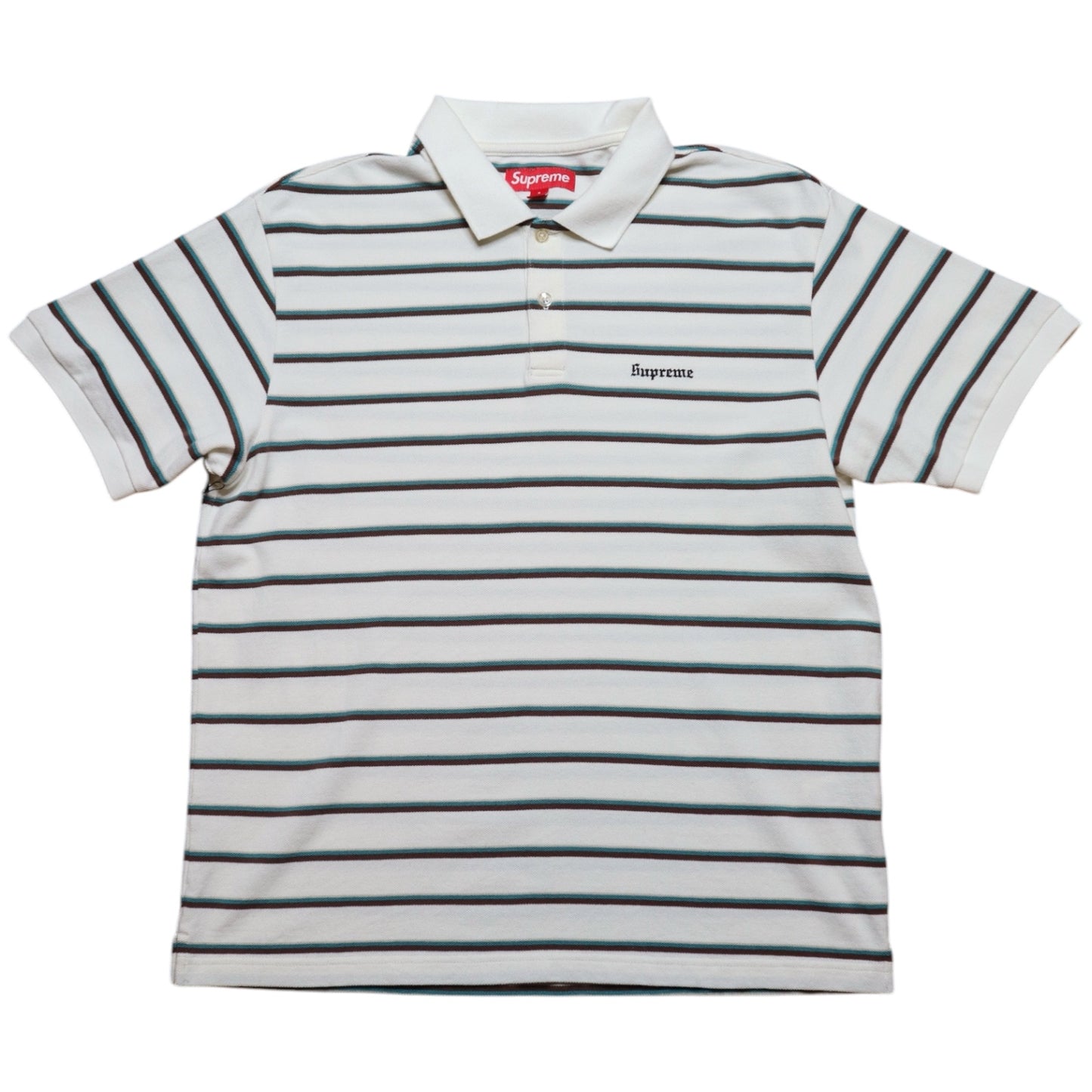 Supreme Washed Stripe Polo