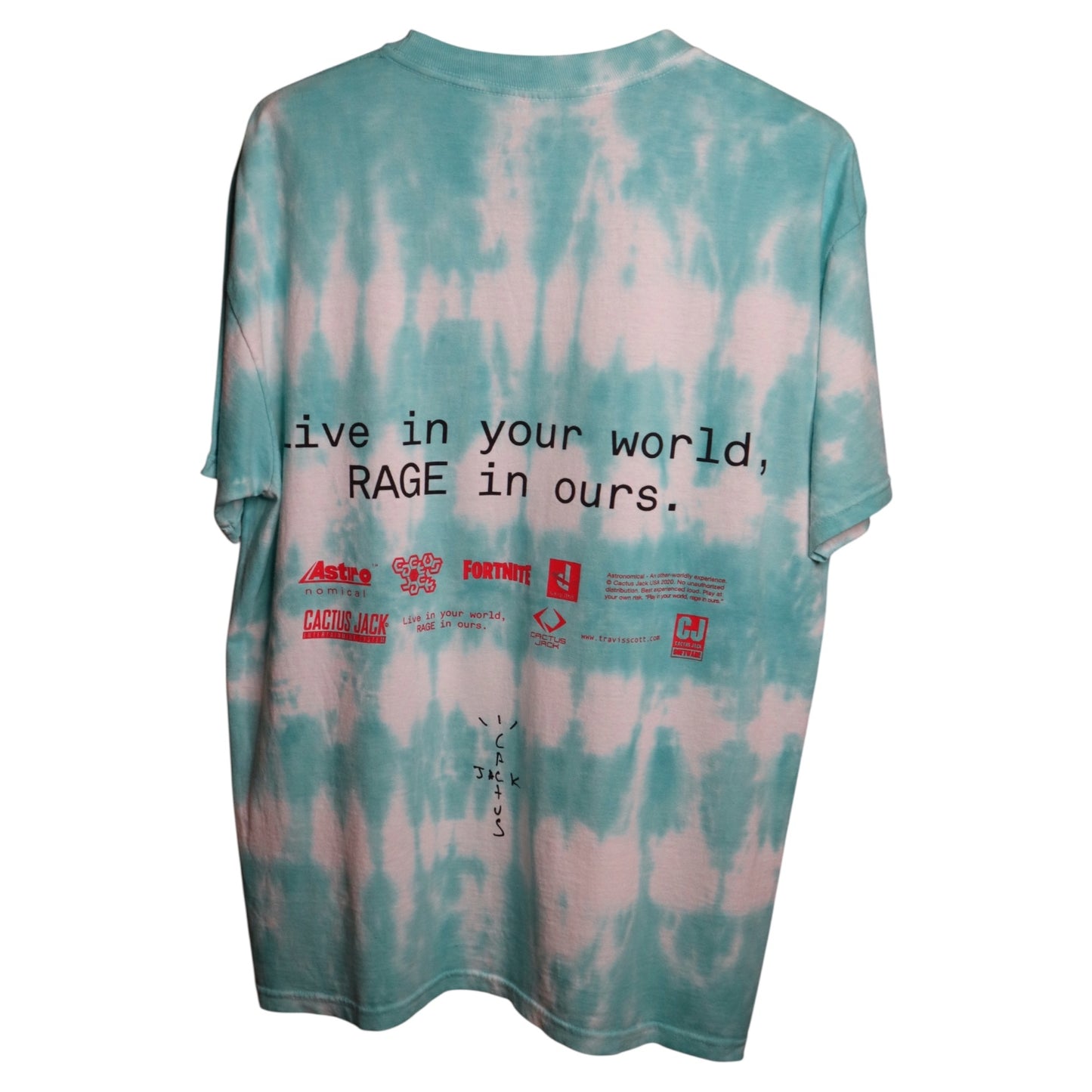 Travis Scott Fortnite Tee Tie Dye